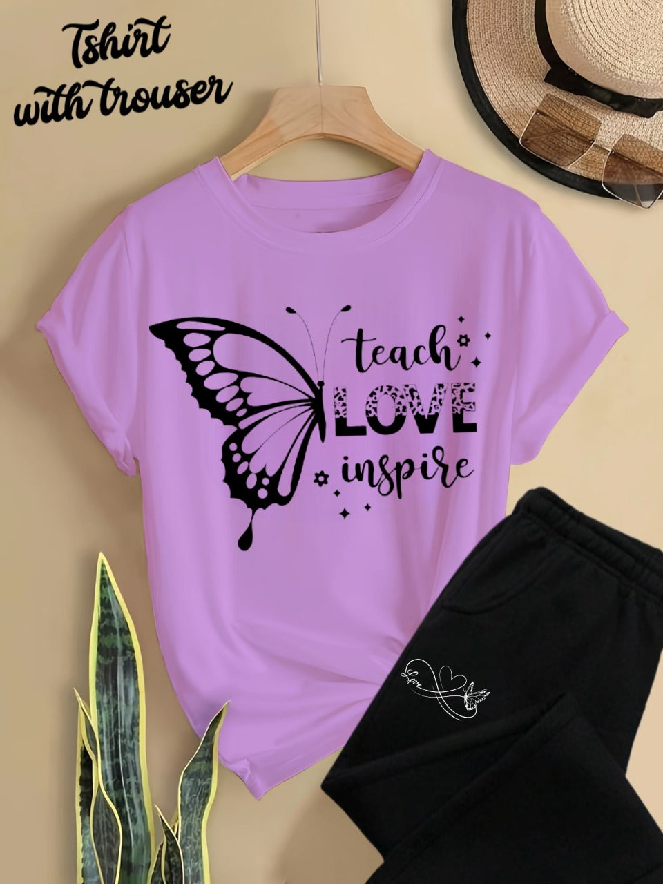 Women Summer Teach Love Inspire Tracksuit