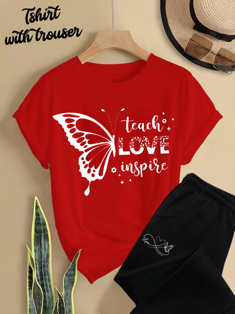 Women Summer Teach Love Inspire Tracksuit