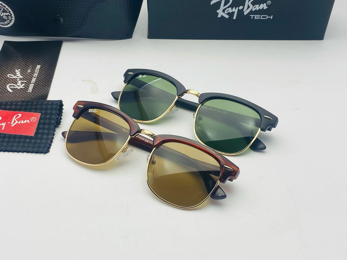 Rayban wayfer and club master sunglasses With brand box