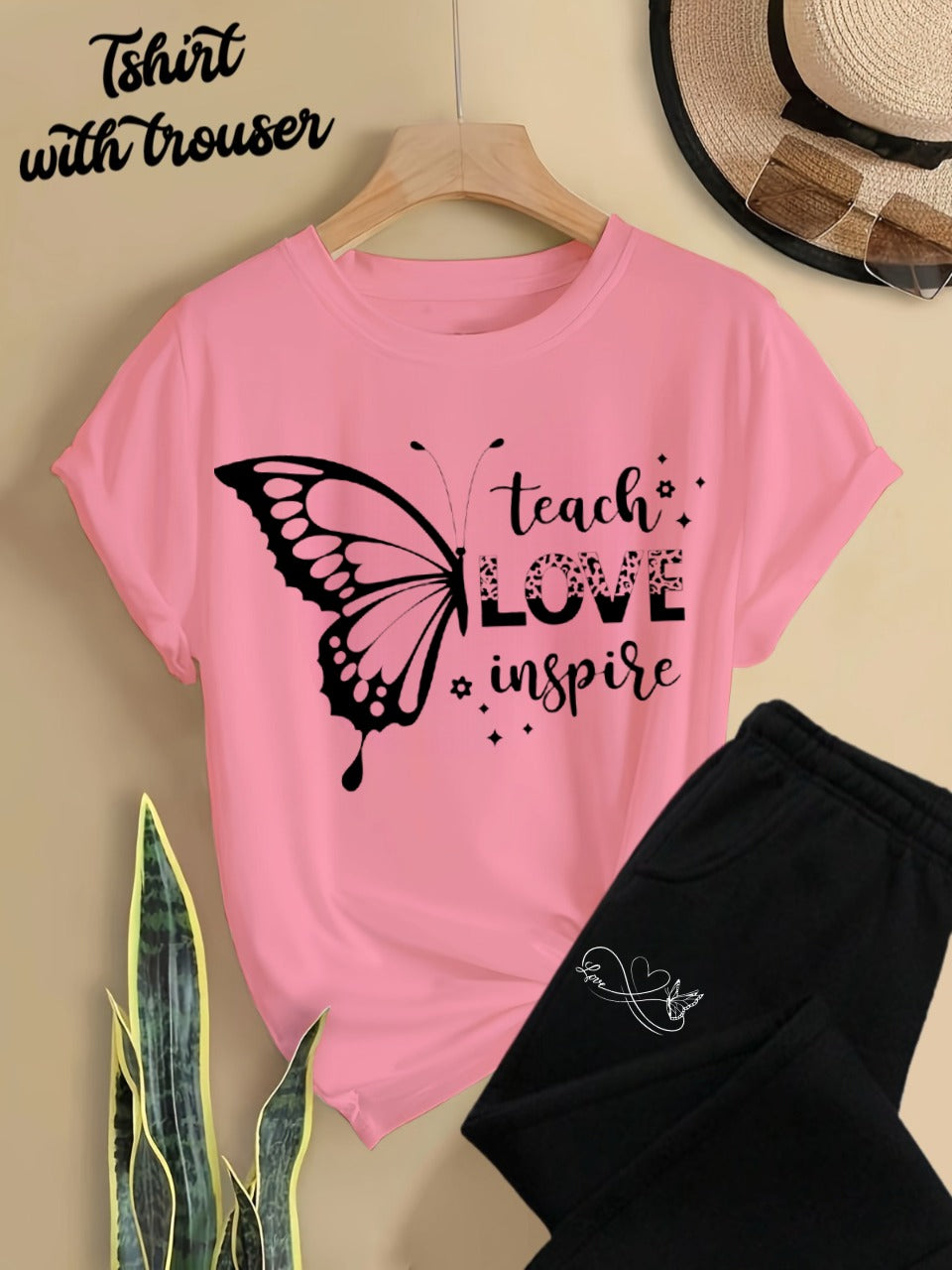 Women Summer Teach Love Inspire Tracksuit