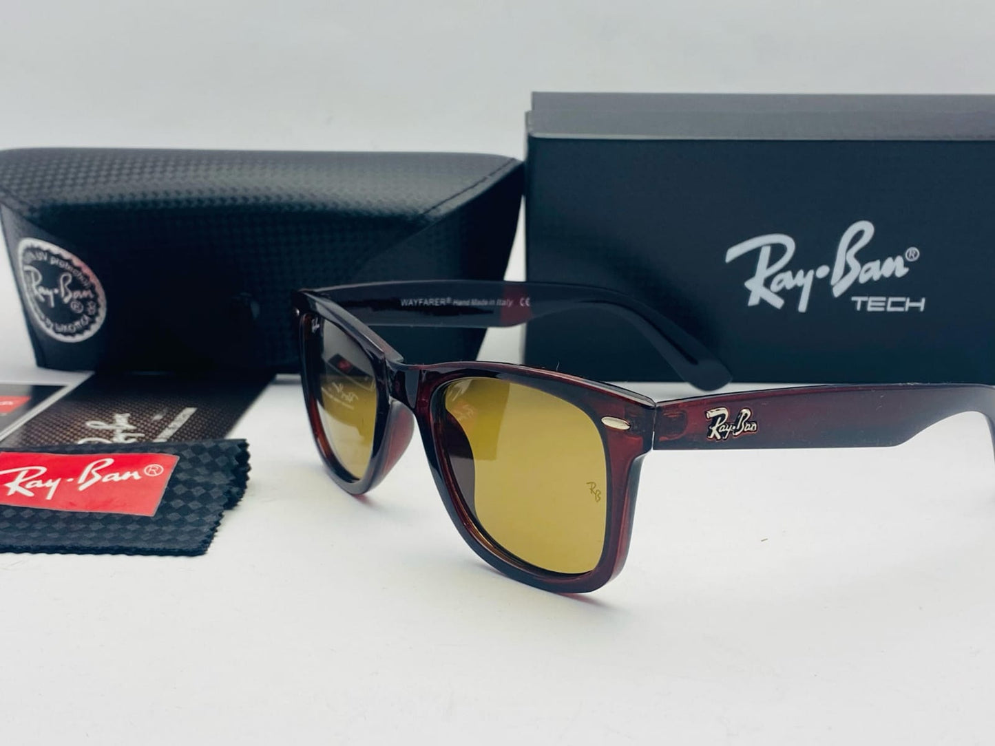 Rayban wayfer and club master sunglasses With brand box