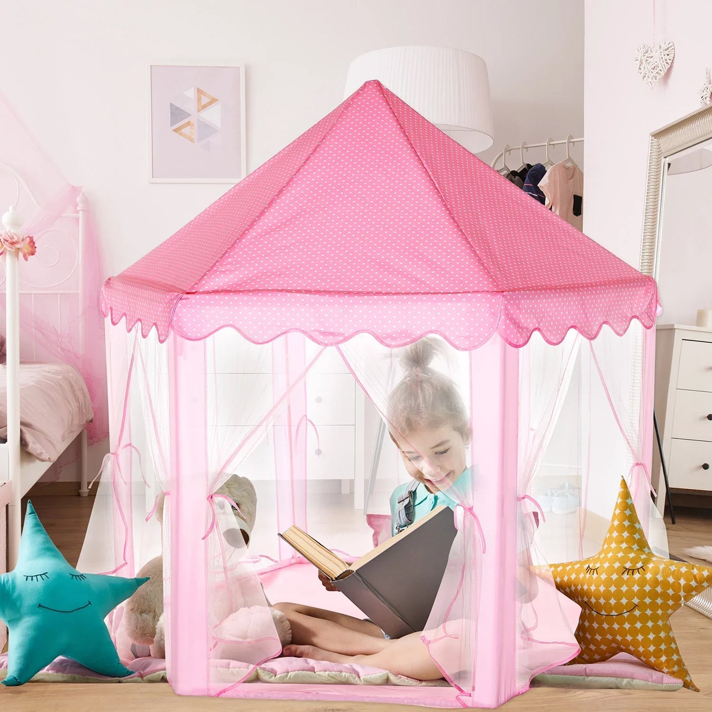 Beautiful Princess Castle Play Tent House