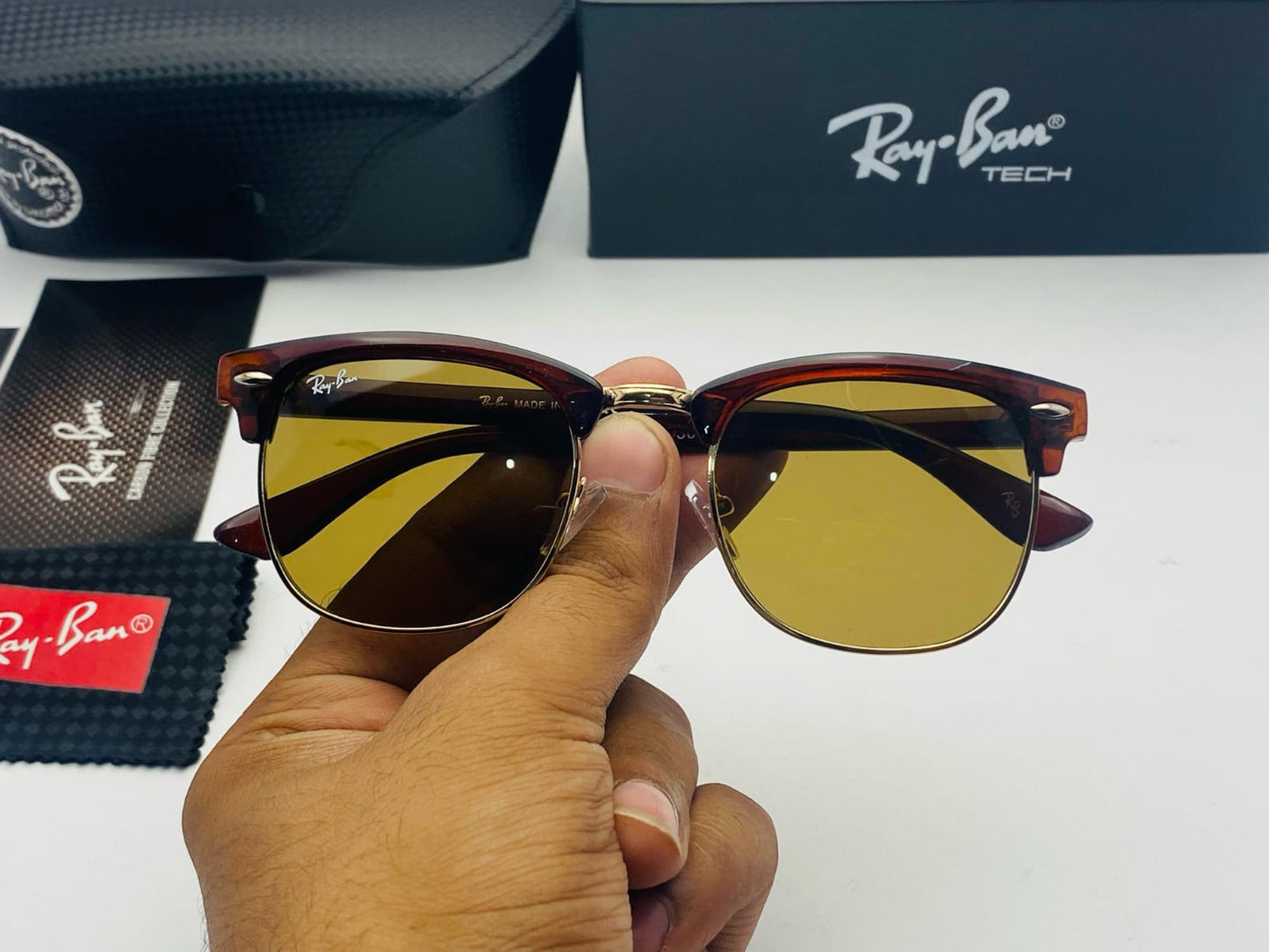 Rayban wayfer and club master sunglasses With brand box