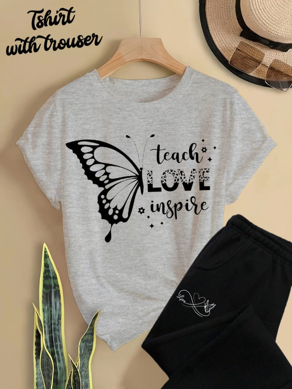 Women Summer Teach Love Inspire Tracksuit