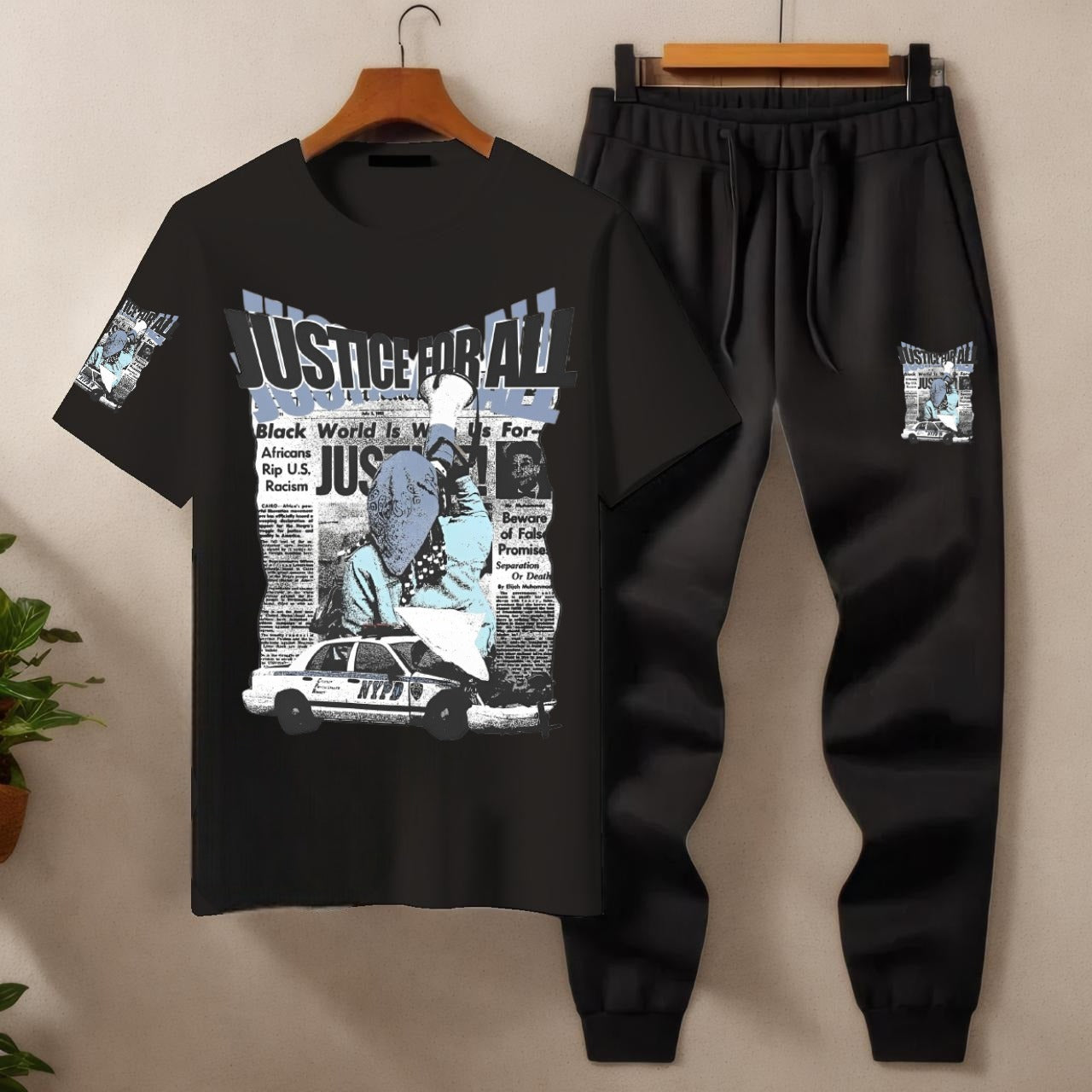 Mens Summer Justice For All Tracksuit
