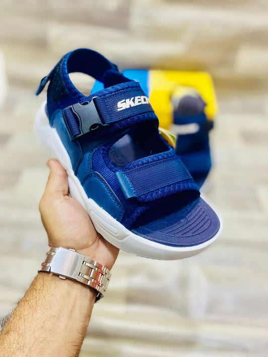 Two Stripe Skechers Sandels For Men