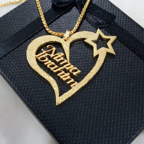 Gold Plated Pendant | Customize Name Locket