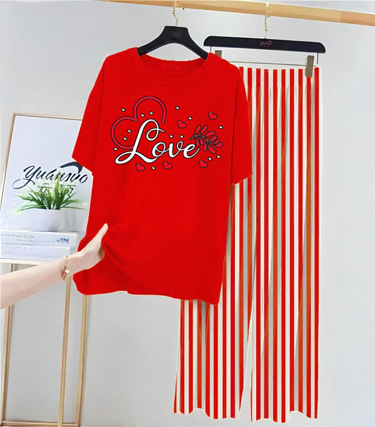 Women Love Printed Night Suits