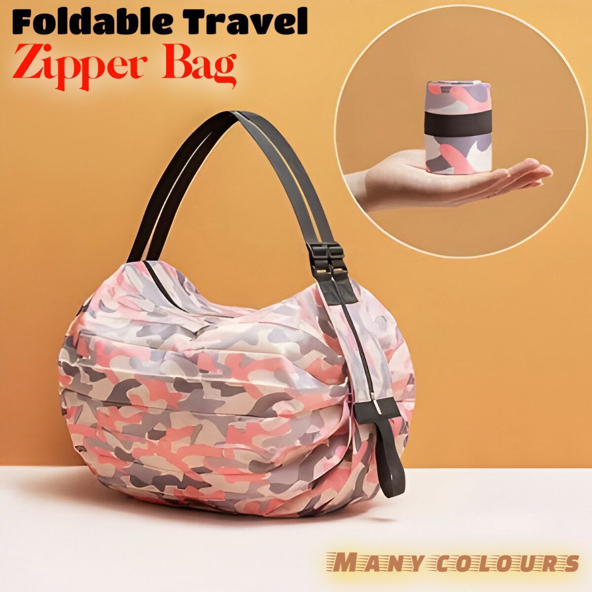 Foldable Traveling Zipper Bag