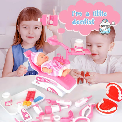 Realistic Dentist Playset for Kids