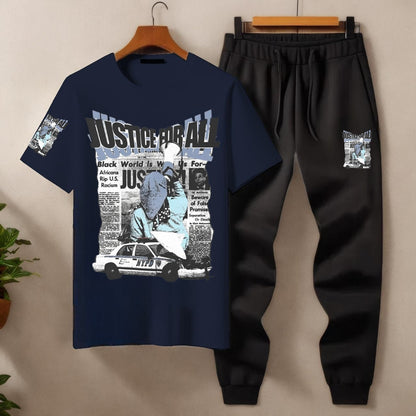 Mens Summer Justice For All Tracksuit