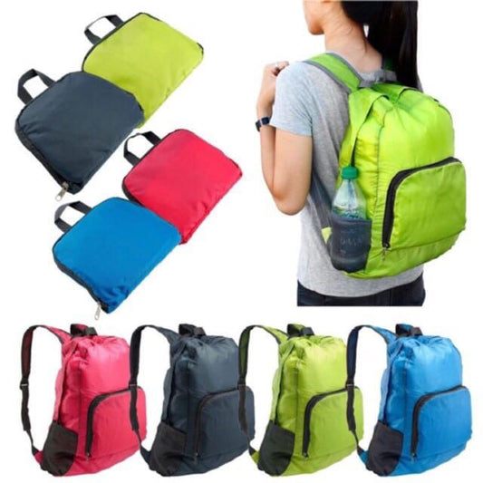 Water proof foldable backpack light weight outdoor travel camping hiking bag