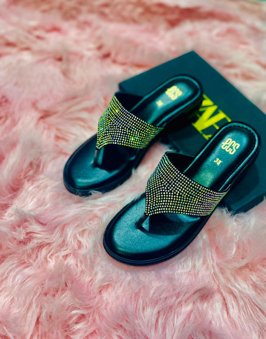 LADIES PU SOLE SLIPPER SOFT COMFORTABLE DURABLE