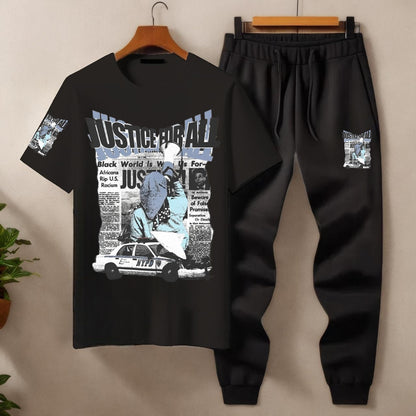 Mens Summer Justice For All Tracksuit